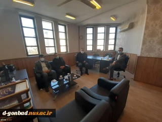 جلسه مشترک معاونین دانشگاه فنی و حرفه ای استان گلستان با جناب آقای دکتر حمیدی، معاون محترم پژوهشی جهاد دانشگاهی استان