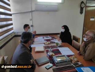 بازدید معاونت مالی و اداری  و مدیر مالی دانشگاه فنی و حرفه ای استان گلستان از آموزشکده فنی و حرفه ای دختران کوثر گنبد کاووس  2