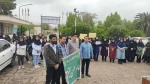 تجمع اعتراض دانشجویان اساتید وهمکاران آموزشکده ملی مهارت دختران گنبد  8