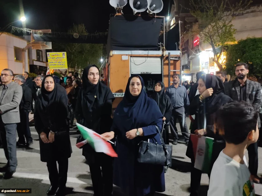 حضور ریاست ، همکاران و اساتید آموزشکده ملی مهارت در تجمعات شبانه  2