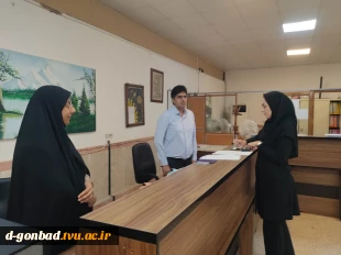 بازدید ریاست آموزشکده از کلاسها و واحد آموزش بمناسبت آغاز سال تحصیلی جدید و عرض خسته نباشید به اساتید گرامی... 2