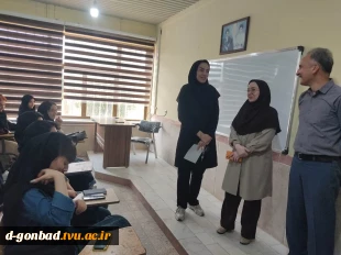 بازدید ریاست آموزشکده از کلاسها و واحد آموزش بمناسبت آغاز سال تحصیلی جدید و عرض خسته نباشید به اساتید گرامی... 3