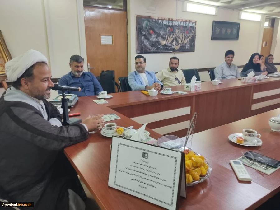 برگزاری جلسه بصیرت افزایی بمناسبت هفته دفاع مقدس با حضور مسول دفتر نهاد ولی فقیه در سپاه گنبد کاووس 5