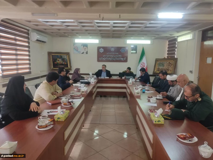 برگزاری جلسه کارگروه پژوهش و فناوری مجمع بسیج شهرستان گنبد کاووس 5
