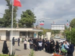 مراسم اهتزاز پرچم مقدس جمهوری اسلامی ایران در آموزشکده ملی مهارت دختران گنبد در آغاز سال تحصیلی 3