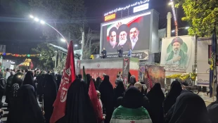 حضور  همکاران آموزشکده در تجمعات شبانه شهرستان گنبد ... 3